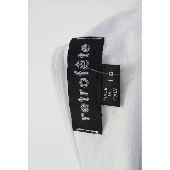 Retrofete Womens Belted Denim Sleeveless Shirt Dress White Size Small - Picture 4 of 6